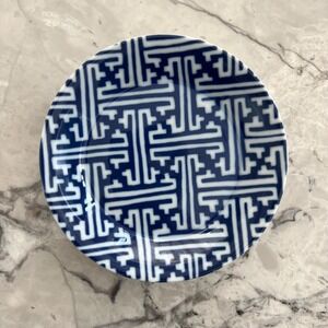 Fitz and Floyd Greek Key coaster‎ or catchall